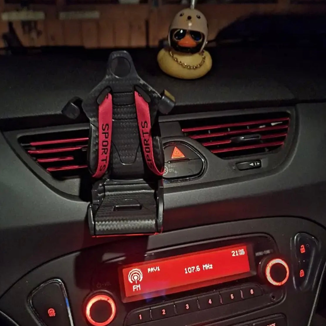 Racing Car-Seat Phone Holder