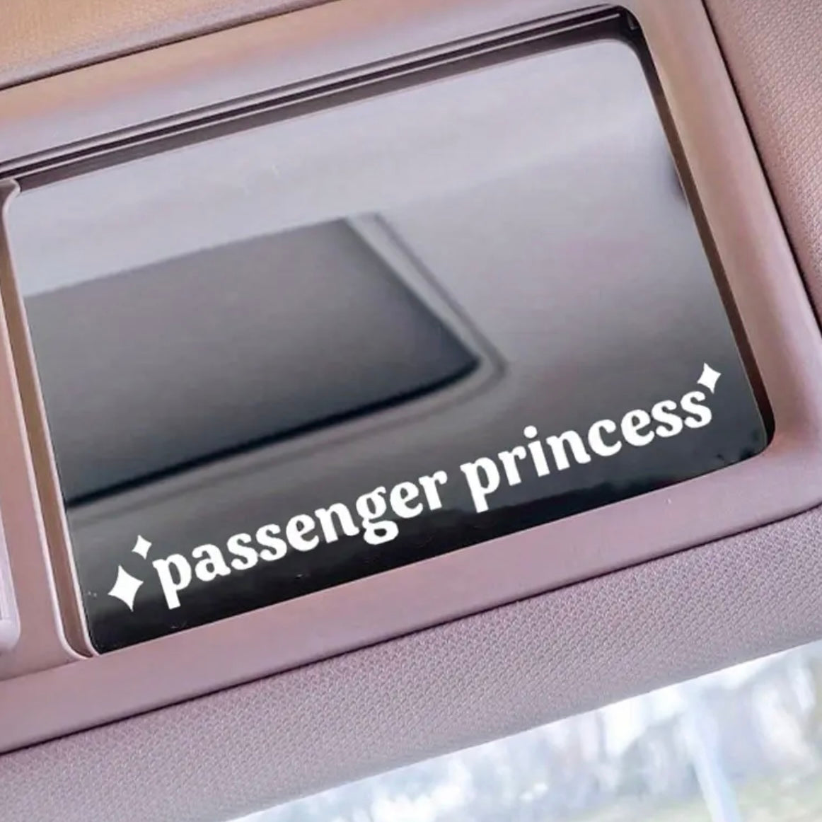 Passenger Princess Sticker (White)